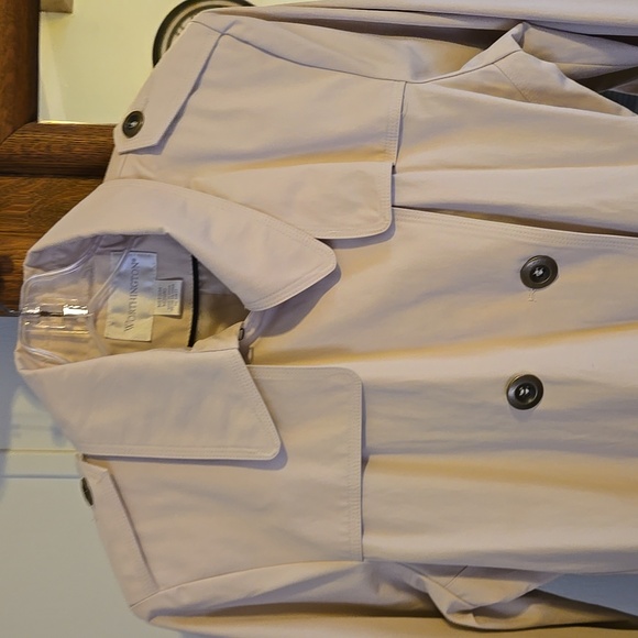 Trench Coat - double-breasted, khaki - Picture 4 of 6